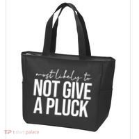 Most Likely To Not Give A Pluck Tote Bag thumb 3
