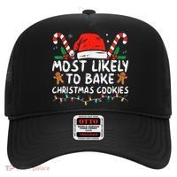 Most Likely To Bake Christmas Cookies Funny Baker Christmas Hat thumb 0