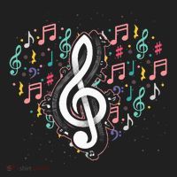 Music Lover Treble Clef Heart Music Notes Musician Music Beanie thumb 2