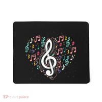 Music Lover Treble Clef Heart Music Notes Musician Music Mousepad thumb 0