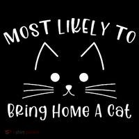 Most Likely To Bring Home A Cat Toddler Hoodie thumb 2