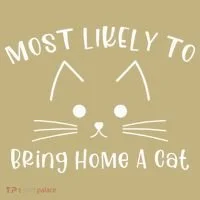 Most Likely To Bring Home A Cat Kids T-Shirt thumb 2