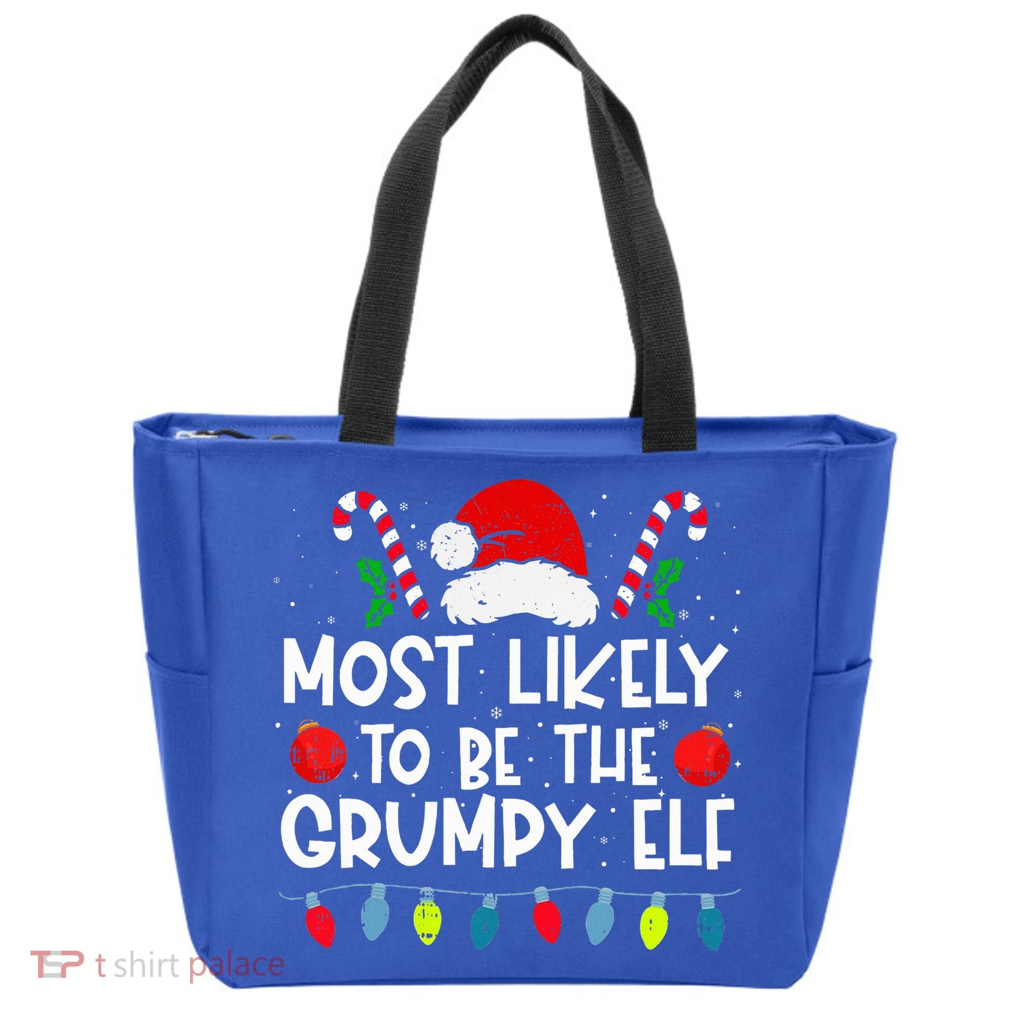 Most Likely To Be The Grumpy Elf Family Crew Christmas  Tote Bag