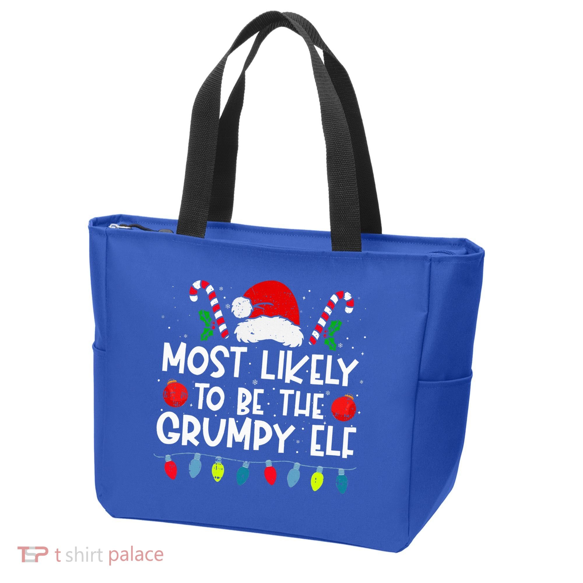Most Likely To Be The Grumpy Elf Family Crew Christmas  Tote Bag