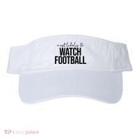 Most Likely To Watch Football Funny Visor thumb 0