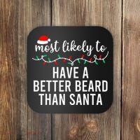 Most Likely To Christmas Matching Family Pajamas Funny Coaster thumb 0