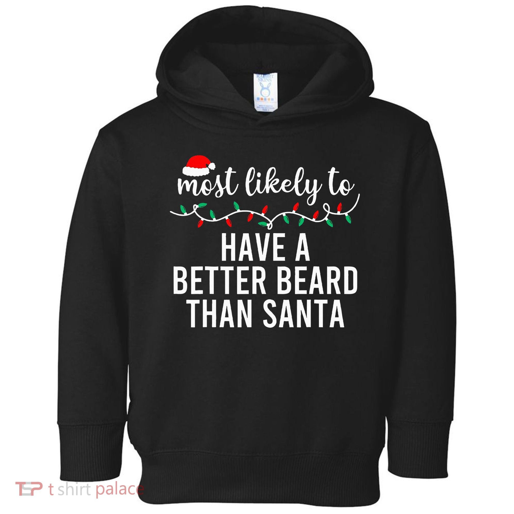 Most Likely To Christmas Matching Family Pajamas Funny Toddler Hoodie