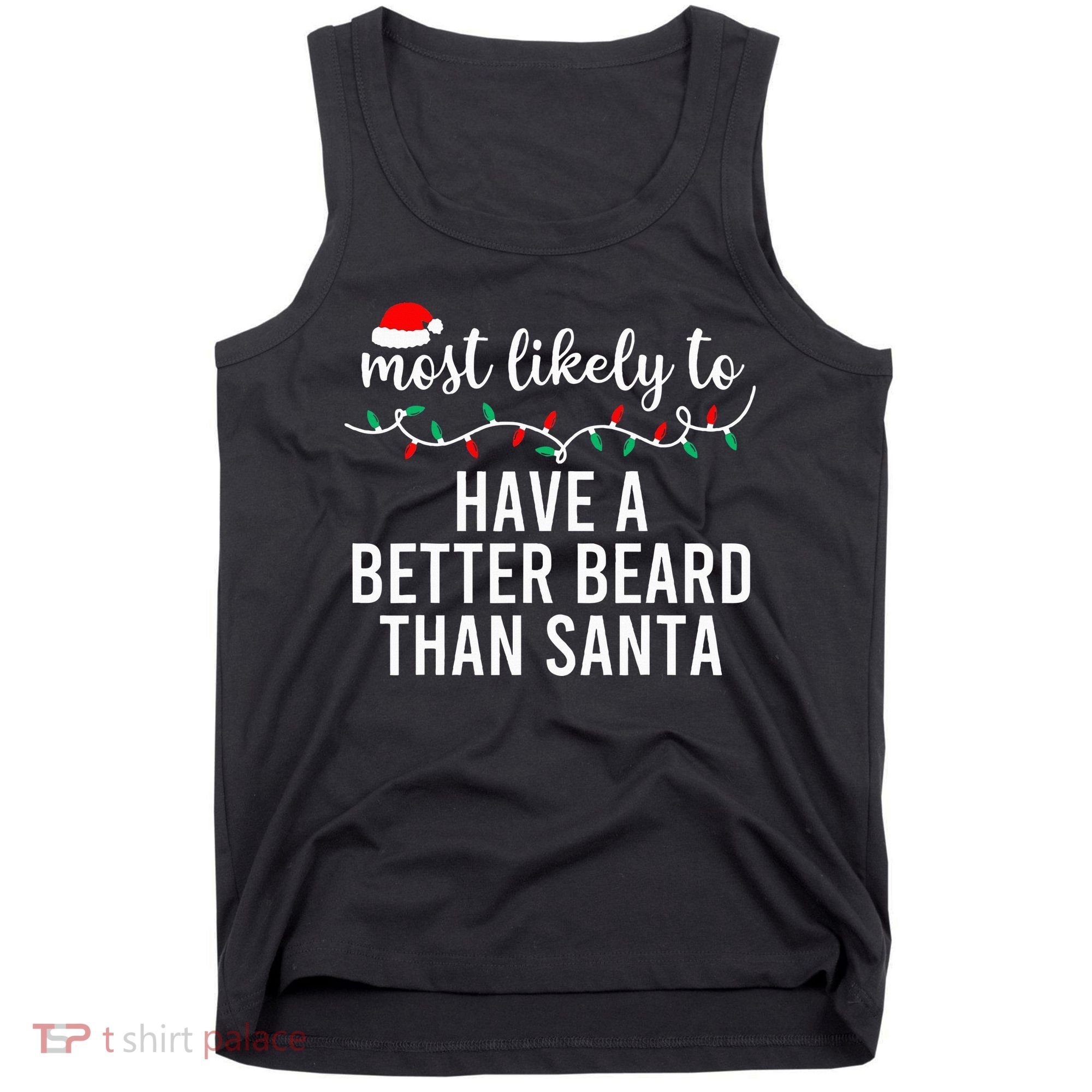 Most Likely To Christmas Matching Family Pajamas Funny Tank Top