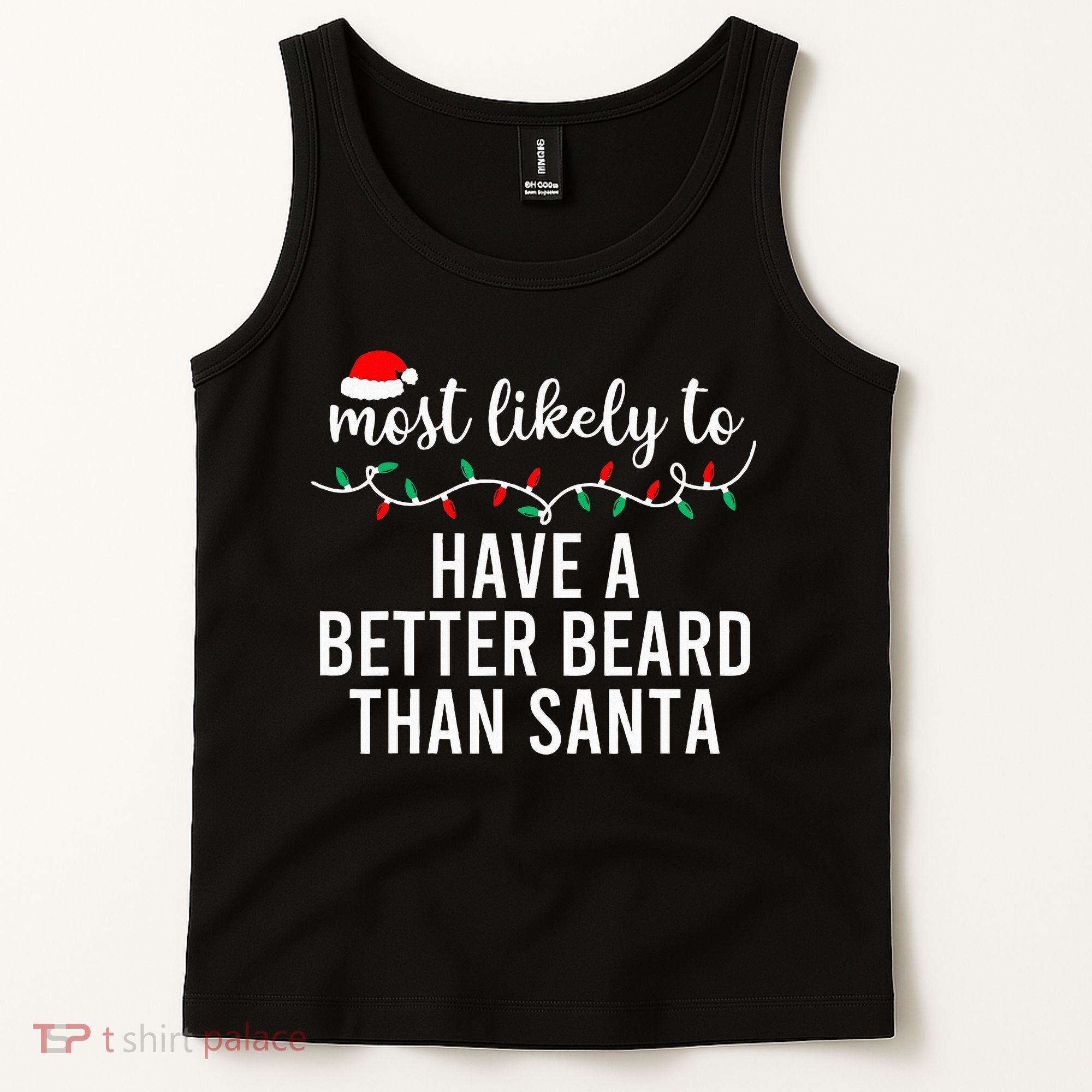 Most Likely To Christmas Matching Family Pajamas Funny Tank Top
