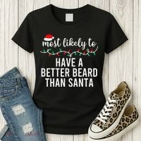 Most Likely To Christmas Matching Family Pajamas Funny Women's T-Shirt thumb 3