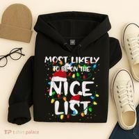 Most Likely To Be On The Nice List Family Matching Christmas Hoodie thumb 4