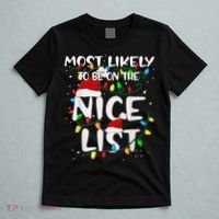 Most Likely To Be On The Nice List Family Matching Christmas T-Shirt thumb 5