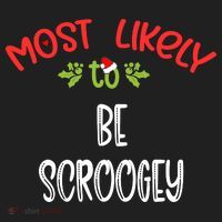 Most Likely To Christmas Be Scroogey Family Group Women's Sweatshirt thumb 2