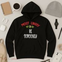 Most Likely To Christmas Be Scroogey Family Group Hoodie thumb 3