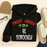 Most Likely To Christmas Be Scroogey Family Group Hoodie thumb 4