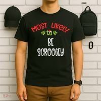 Most Likely To Christmas Be Scroogey Family Group T-Shirt thumb 6
