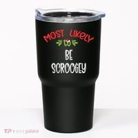 Most Likely To Christmas Be Scroogey Family Group Tumbler thumb 0