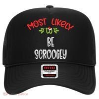 Most Likely To Christmas Be Scroogey Family Group Hat thumb 0