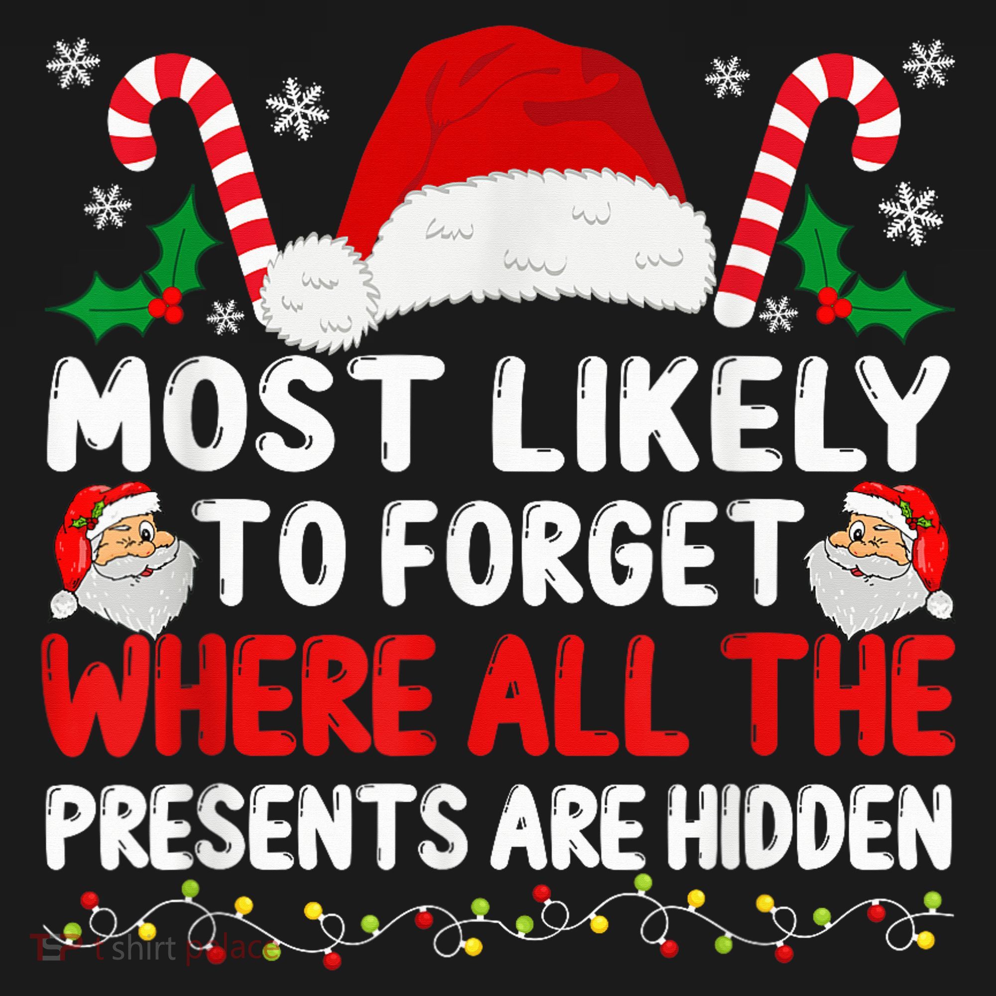 Most Likely To Forget Where All The Presents Are Hidden Xmas Mousepad