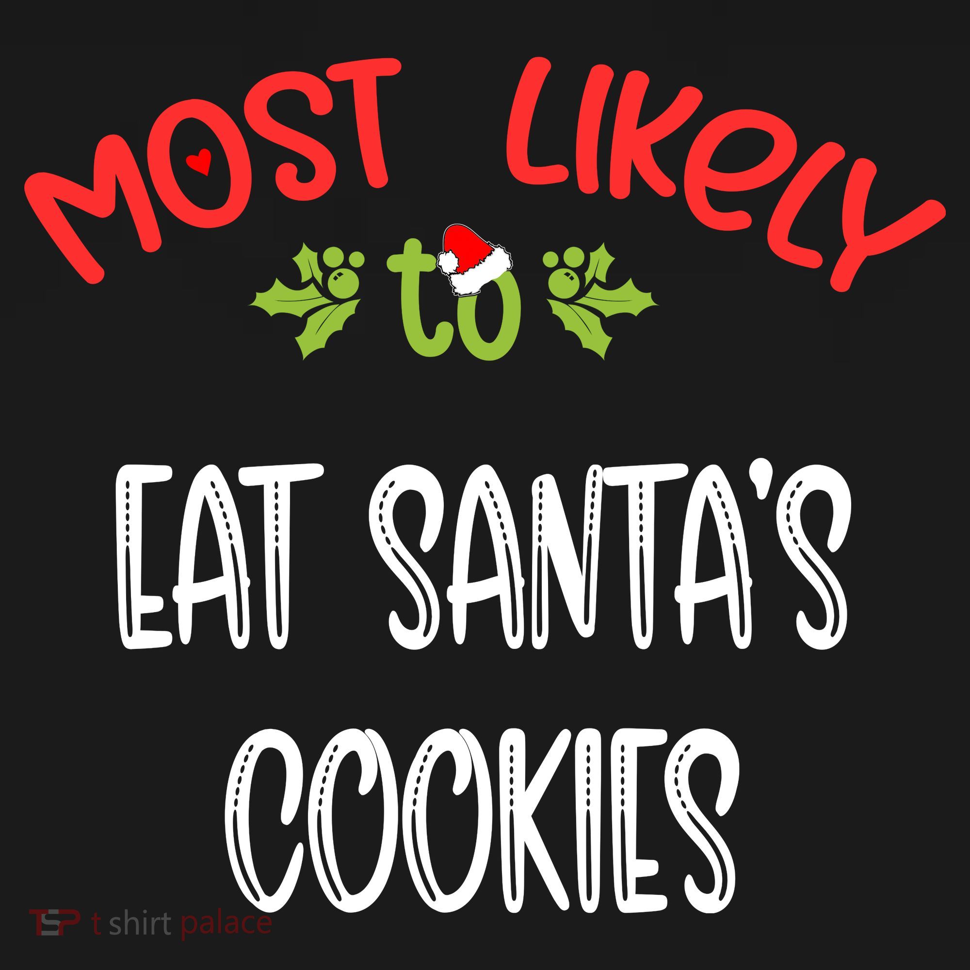 Most Likely To Christmas Eat Santa’s Cookies Family Group Women's Hoodie