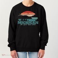 Michigan Lake The Great Lakes State Proud Michigander Women's Sweatshirt thumb 0