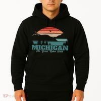 Michigan Lake The Great Lakes State Proud Michigander Hoodie thumb 2