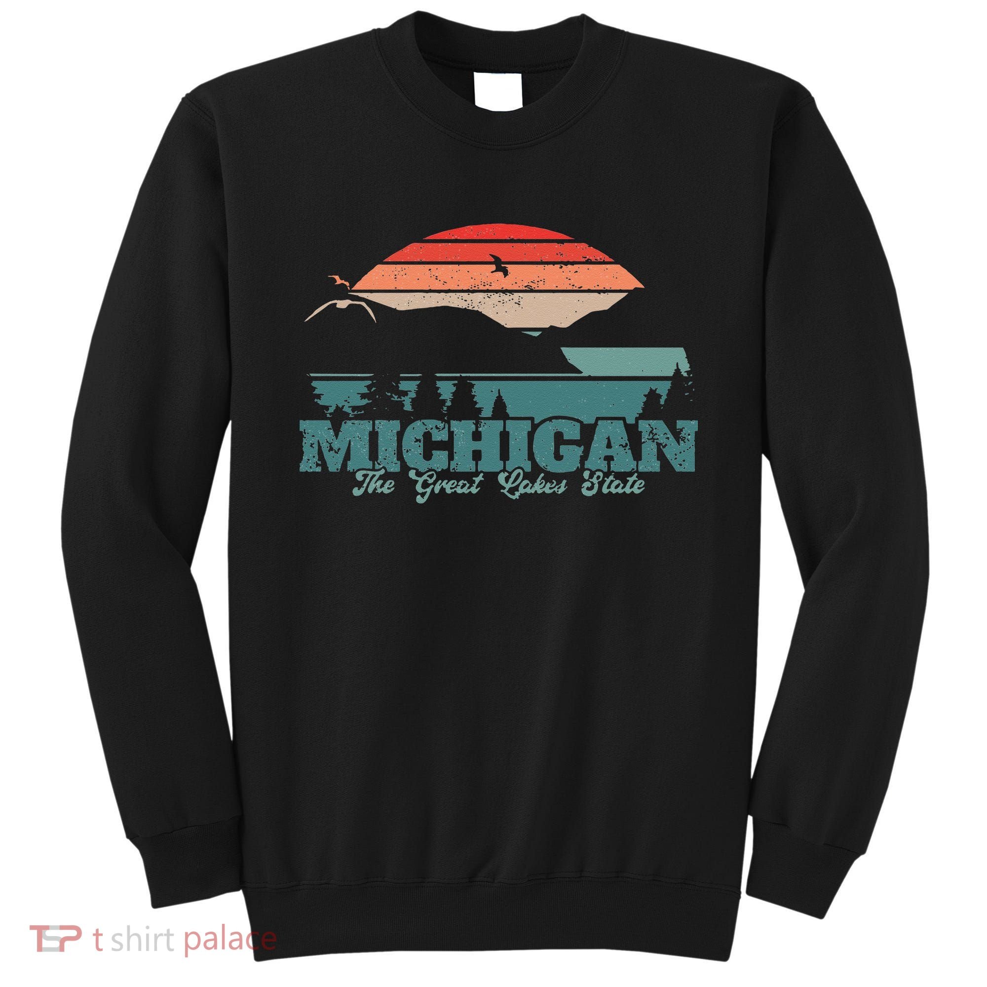 Michigan Lake The Great Lakes State Proud Michigander Sweatshirt