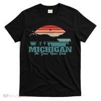Michigan Lake The Great Lakes State Proud Michigander T-Shirt thumb 0