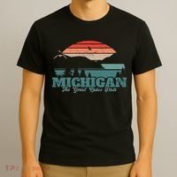 Michigan Lake The Great Lakes State Proud Michigander T-Shirt thumb 3