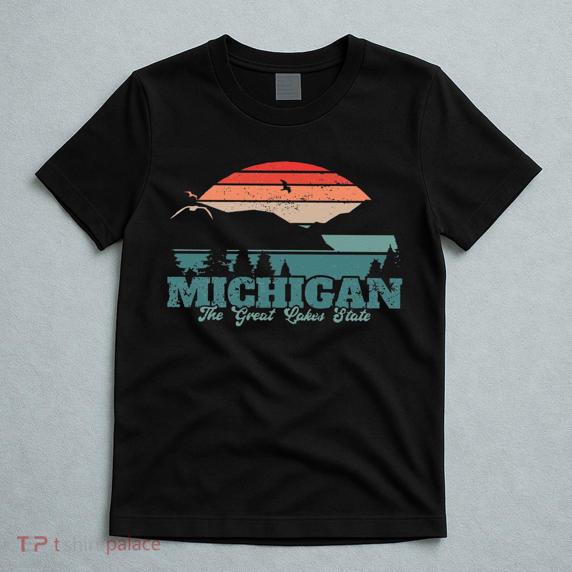Michigan Lake The Great Lakes State Proud Michigander T-Shirt