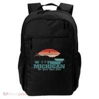 Michigan Lake The Great Lakes State Proud Michigander Backpack thumb 0