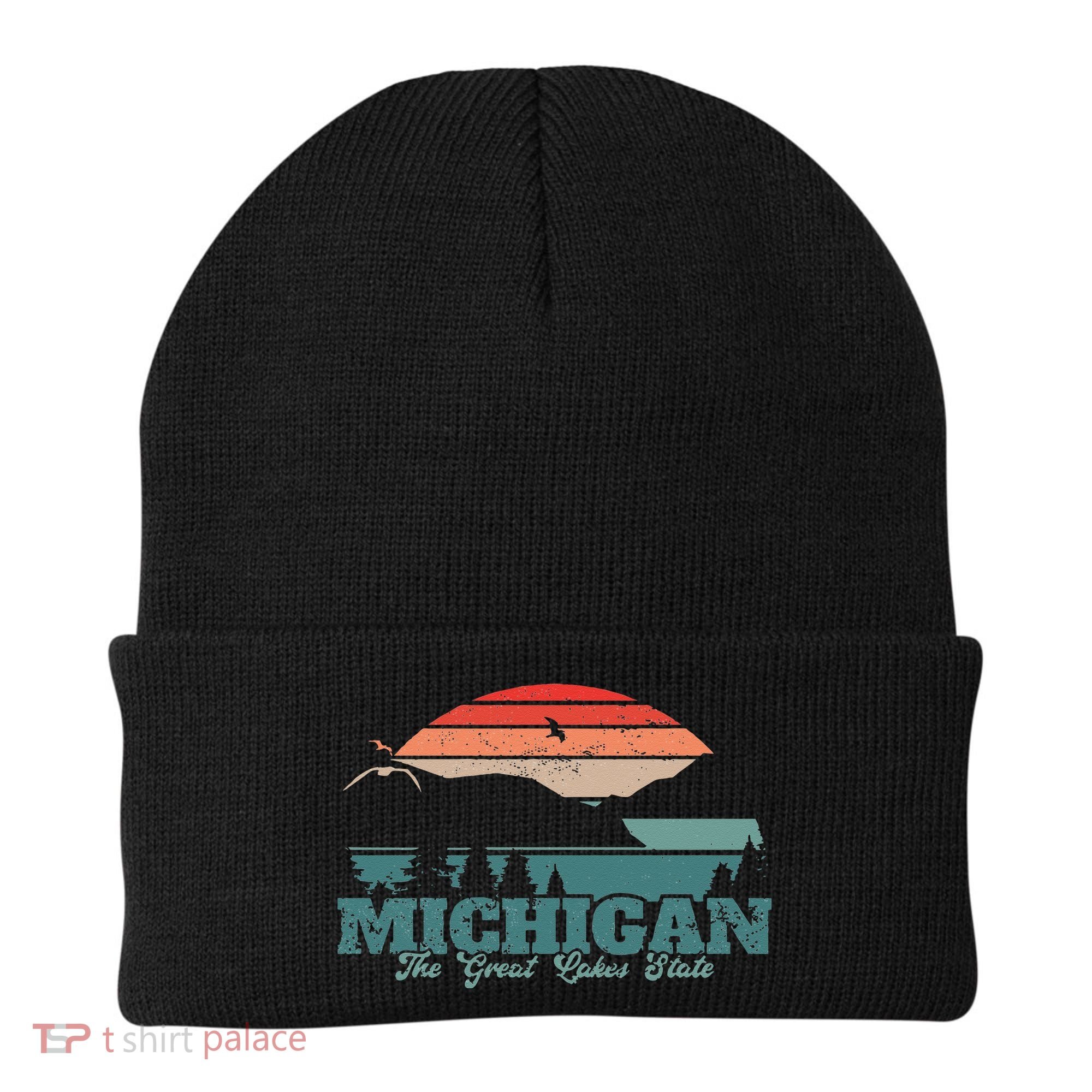 Michigan Lake The Great Lakes State Proud Michigander Beanie