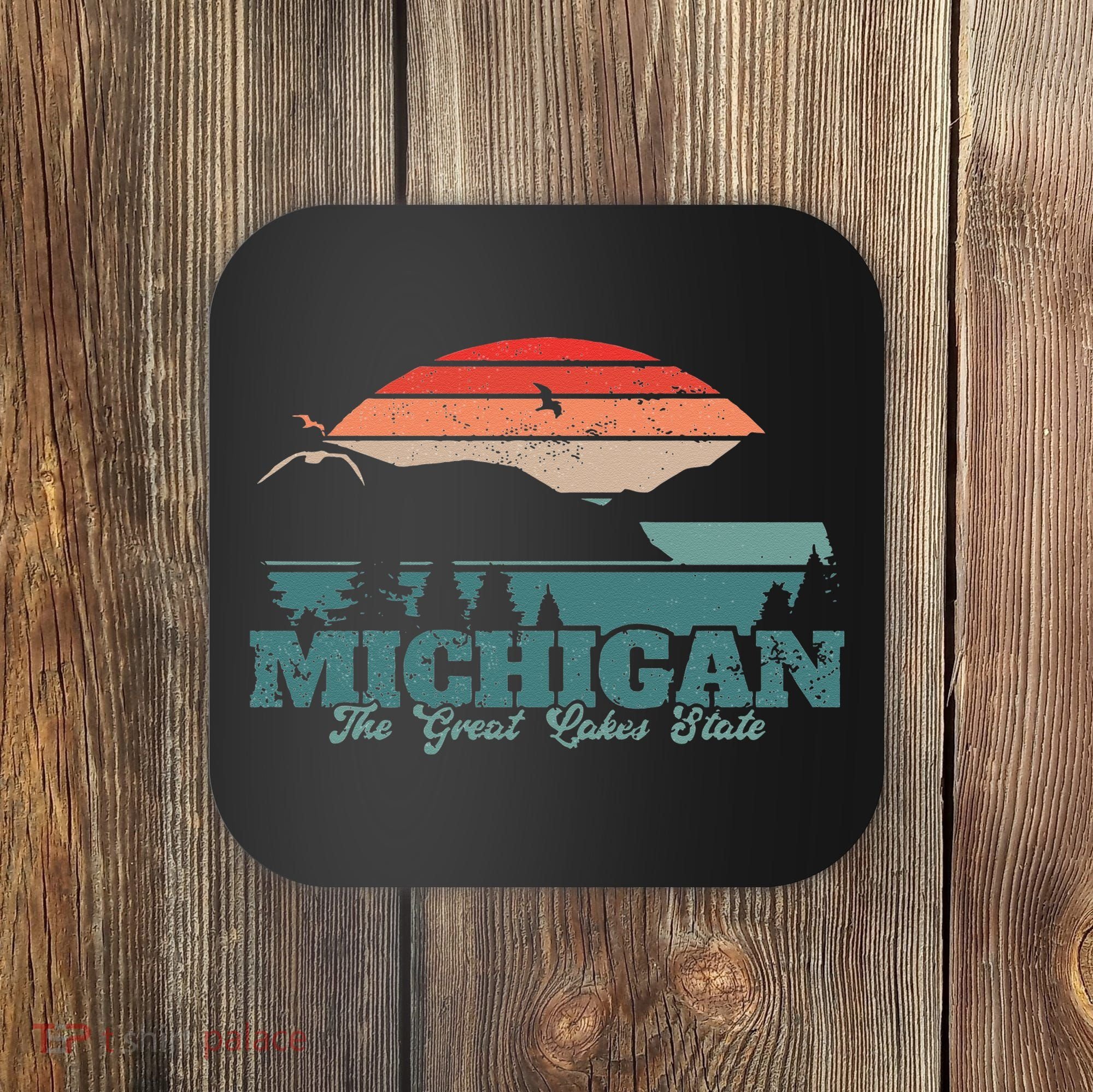 Michigan Lake The Great Lakes State Proud Michigander Coaster