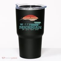 Michigan Lake The Great Lakes State Proud Michigander Tumbler thumb 0