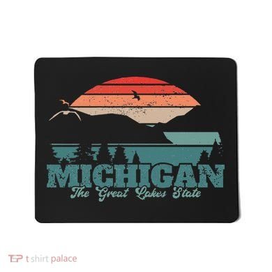 Michigan Lake The Great Lakes State Proud Michigander Mousepad