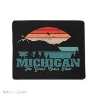 Michigan Lake The Great Lakes State Proud Michigander Mousepad thumb 0
