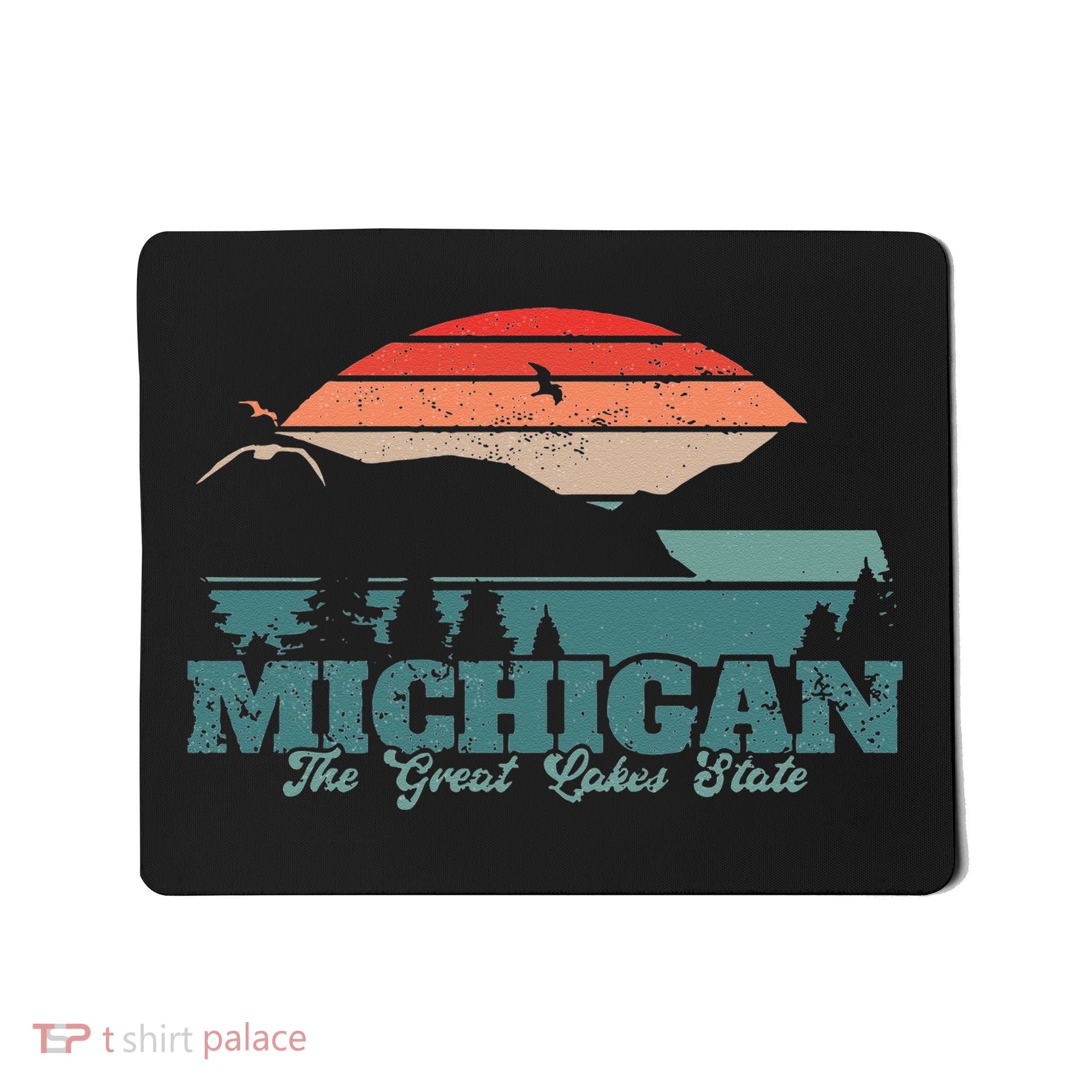 Michigan Lake The Great Lakes State Proud Michigander Mousepad
