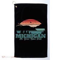 Michigan Lake The Great Lakes State Proud Michigander Golf Towel thumb 0