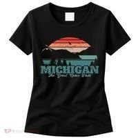 Michigan Lake The Great Lakes State Proud Michigander Women's T-Shirt thumb 0