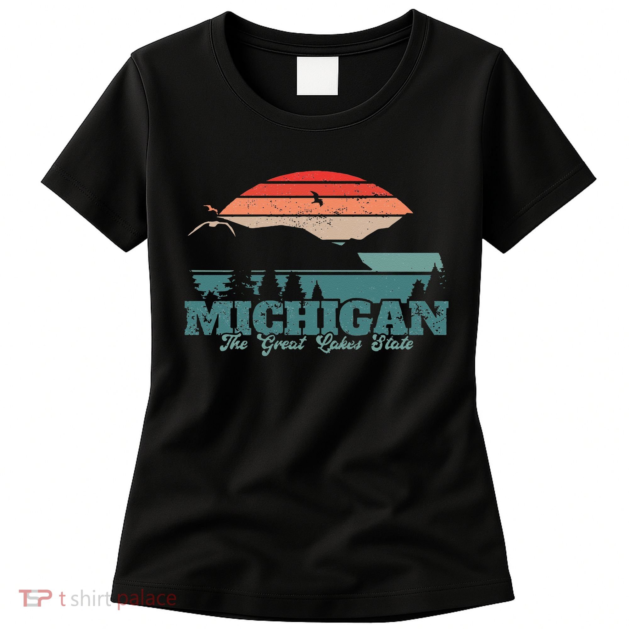 Michigan Lake The Great Lakes State Proud Michigander Women's T-Shirt