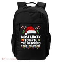 Most Likely To Hat The Matching Christmas Shirts Backpack thumb 0