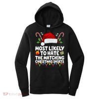 Most Likely To Hat The Matching Christmas Shirts Women's Hoodie thumb 0
