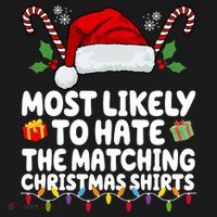 Most Likely To Hat The Matching Christmas Shirts Baby Bodysuit thumb 2