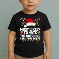 Most Likely To Hat The Matching Christmas Shirts Toddler T-Shirt thumb 2