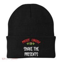 Most Likely To Christmas Shake The Presents Family Group Beanie thumb 0