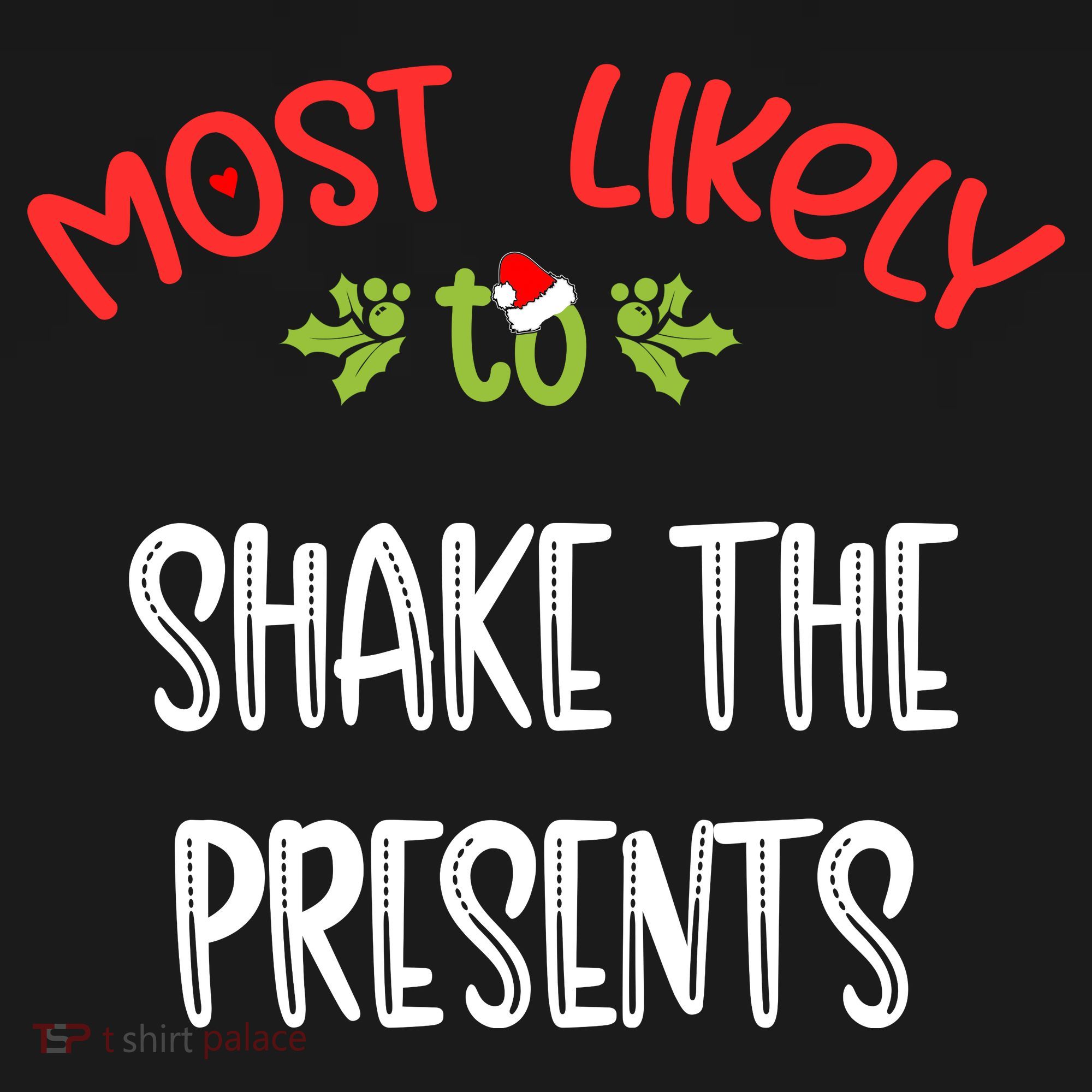 Most Likely To Christmas Shake The Presents Family Group Women's Hoodie