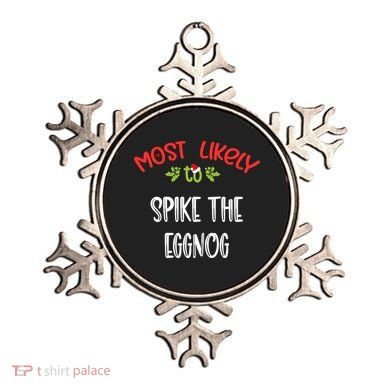 Most Likely To Christmas Spike The Eggnog Family Group Ornament