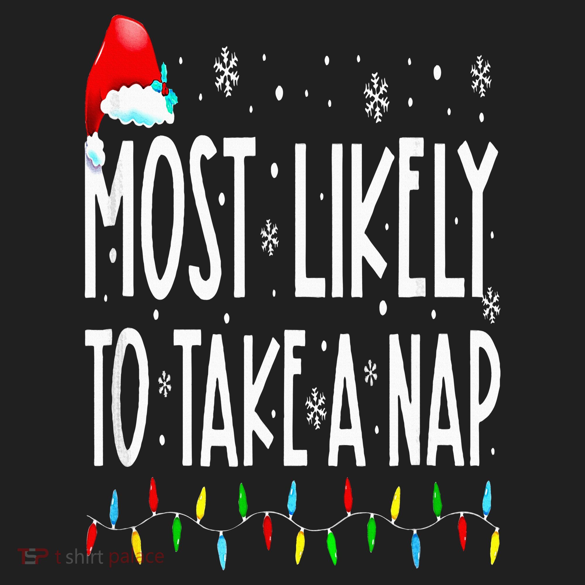 Most Likely To Take A Nap Family Matching Christmas Beanie