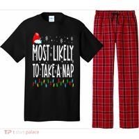 Most Likely To Take A Nap Family Matching Christmas Pajama Set thumb 0