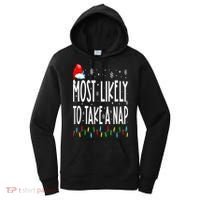 Most Likely To Take A Nap Family Matching Christmas Women's Hoodie thumb 0